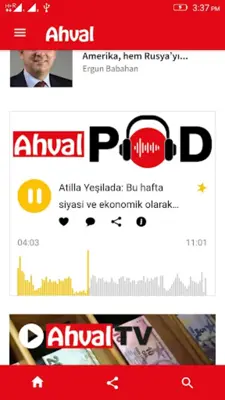 Ahval | Hakikatin Peşinde Tür android App screenshot 6